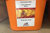 Afbeelding kan het volgende bevatten: de tekst 'Zomervakantie 2020 Thema Nederland Week 3 G 20 juli t/m 24 juli Het Paleis'